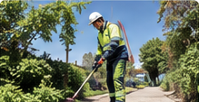 Trabajos de conservación de zonas verdes